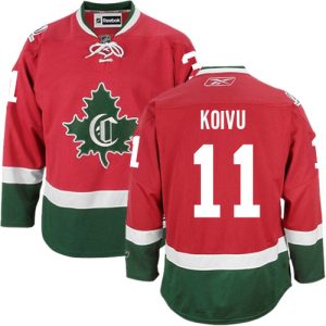 Herren Montreal Canadiens Eishockey Trikot Saku Koivu #11 Reebok Rot 3rd New CD